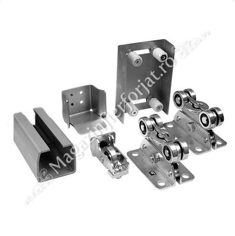 KIT poarta culisanta AUTOPORTANTA seria 1000 FAC ITALIA, 800 KG greutatea maxima a portii si o deschidere de maxim 7ML