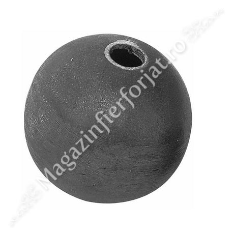1394/22 BILA SFERA GOALA D.50mm sudata din 2 calote cu tabla de 2mm si 2 gauri de 12.5mm