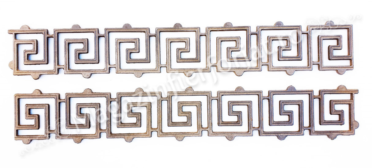 13.266 Ornament model GRECESC 940x150mm turnat din aliaj sudabil fier-fonta