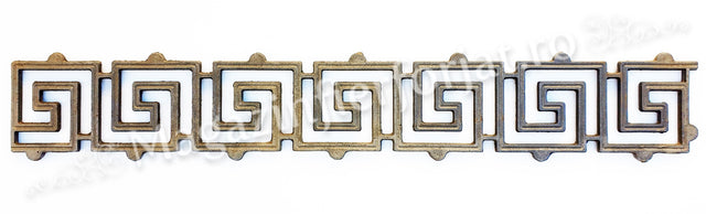 13.266 Ornament model GRECESC 940x150mm turnat din aliaj sudabil fier-fonta