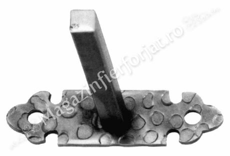 34/3 Placa din fier forjat de prindere pe perete 110x175mm / 12x12mm