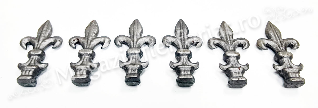 40.099.04 Varf de gard model "CRIN" H.105mm L.53mm cu baza 18x21mm