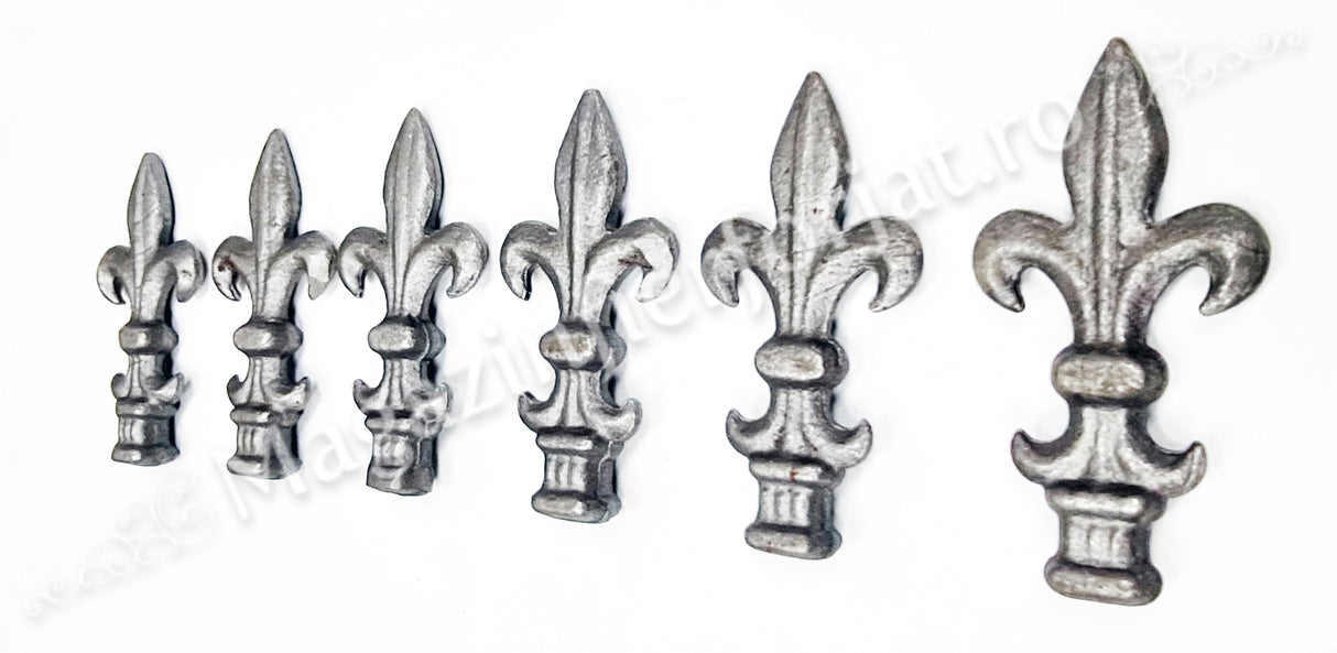 40.099.04 Varf de gard model "CRIN" H.105mm L.53mm cu baza 18x21mm