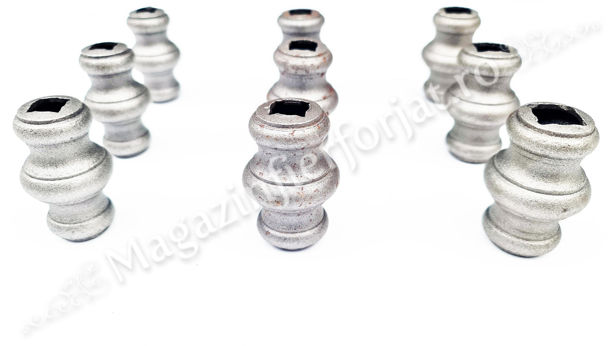 41.004 Pafta H.67mm D.45mm la mijloc, cu gaura patrata 14x14mm