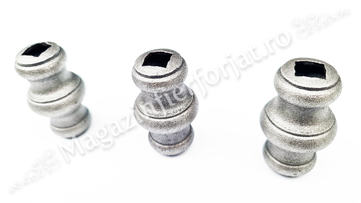 41.002 Pafta H.67mm D.40mm la mijloc, cu gaura patrata 12x12mm