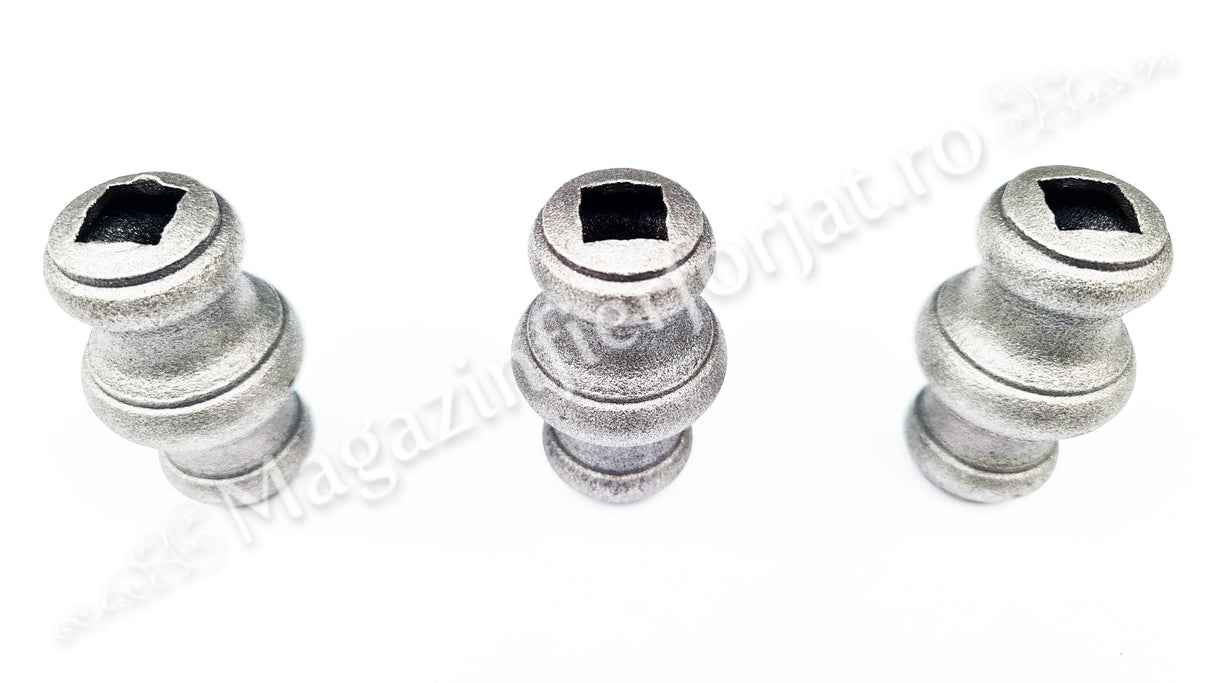 41.002 Pafta H.67mm D.40mm la mijloc, cu gaura patrata 12x12mm