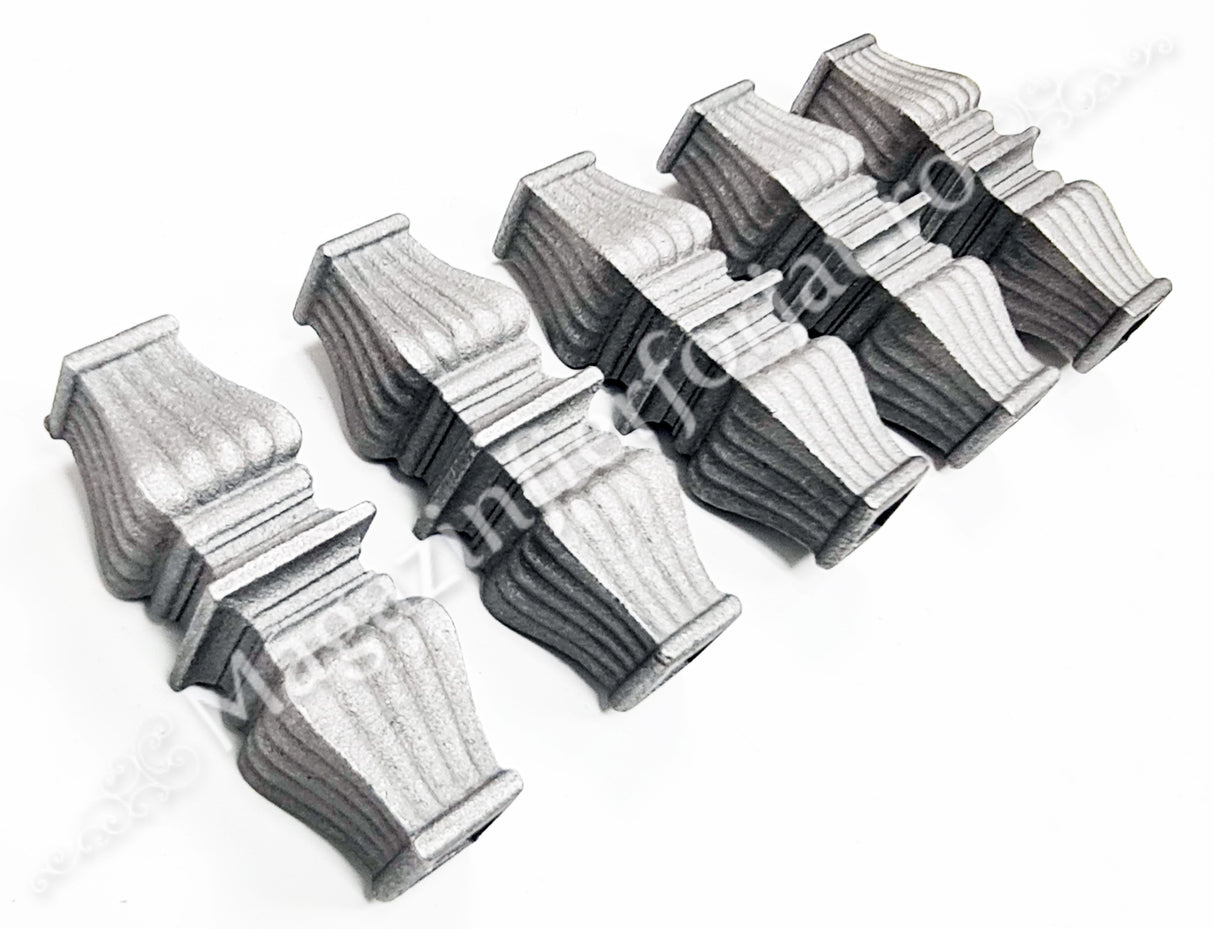 41.316 Pafta H.148mm L.48x48mm cu interior 16x16mm/20x20mm turnata aliaj fier-fonta