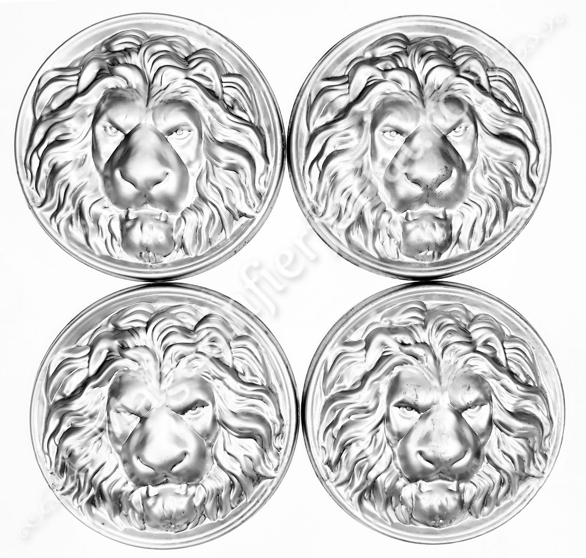 51.254.01 Medalion decorativ CAP LEU cu D.250mm din tabla 1mm