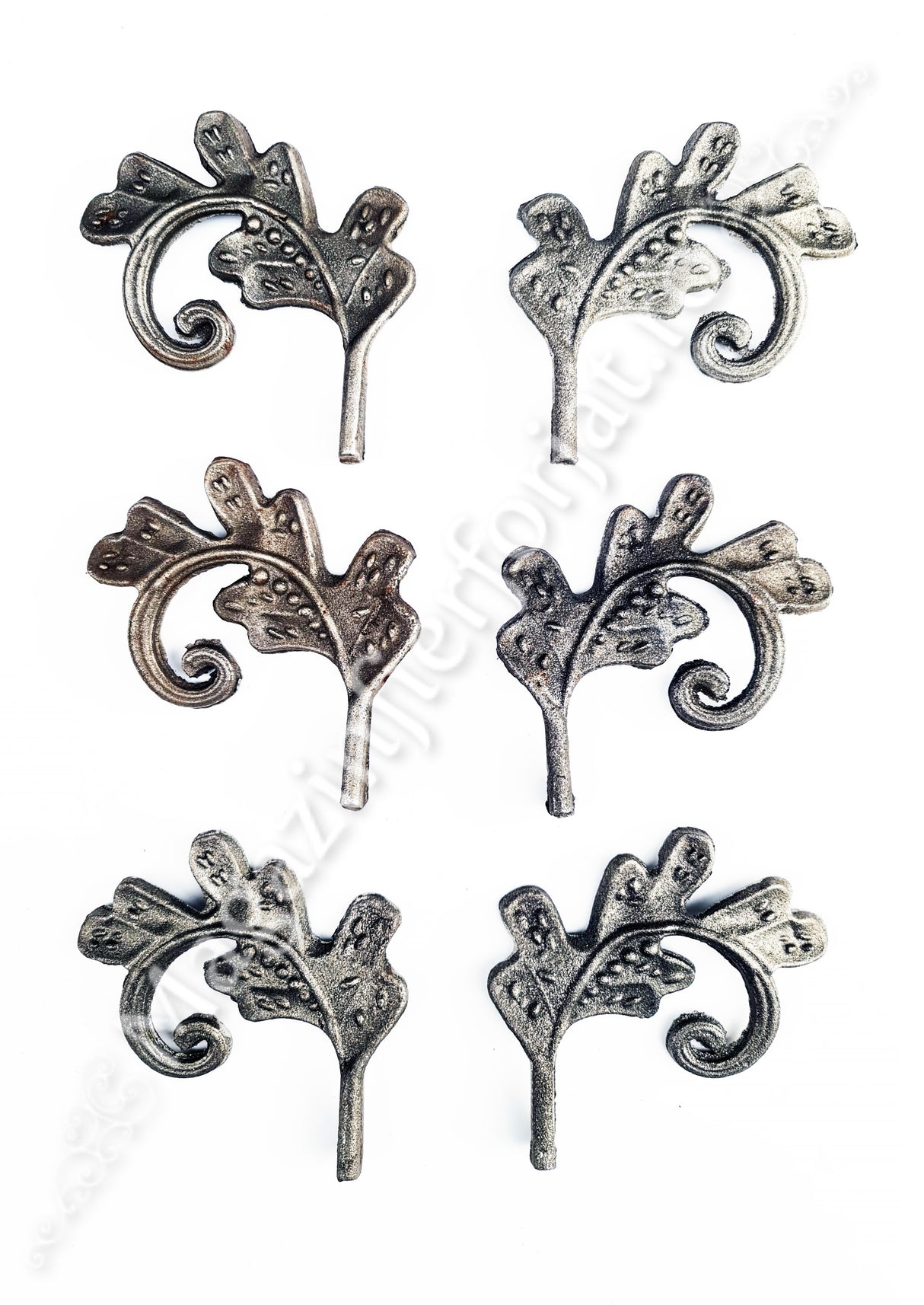 52.014 Frunza turnata H.140mm cu baza 16x8mm DREAPTA