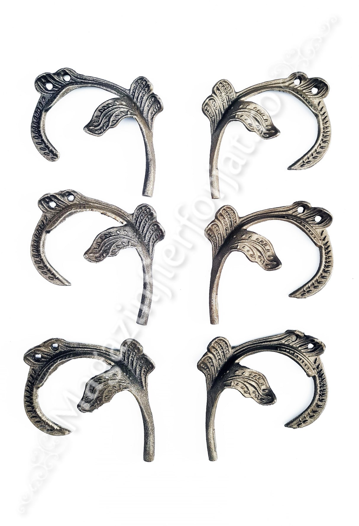 52.016 Frunza turnata H.190mm cu baza rotunda D.12mm DREAPTA