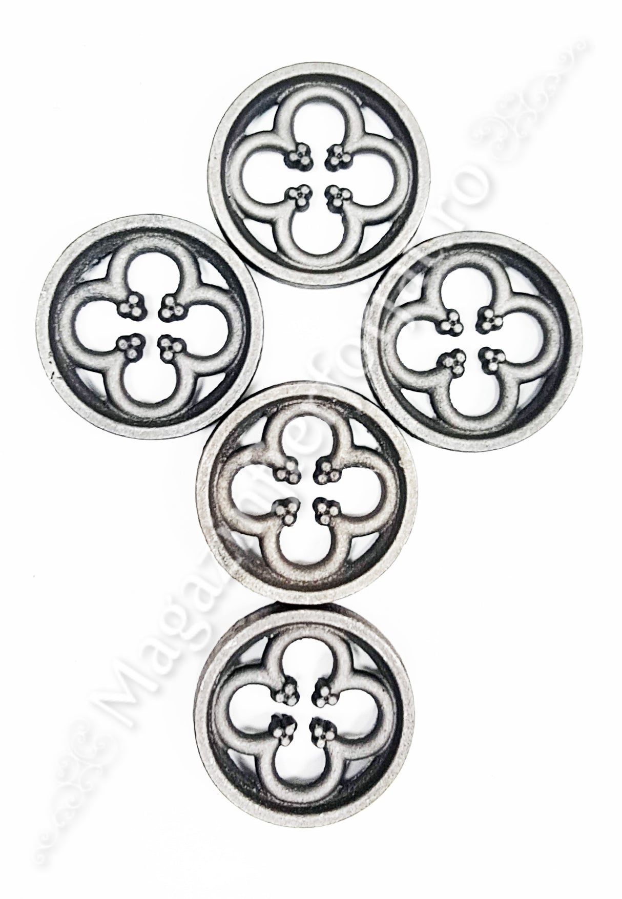 52.419 Cerc GOTHIC turnat din OTEL cu D.110mm si latimea 23mm