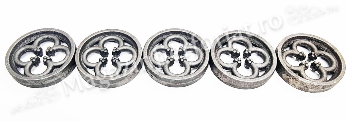 52.419 Cerc GOTHIC turnat din OTEL cu D.110mm si latimea 23mm