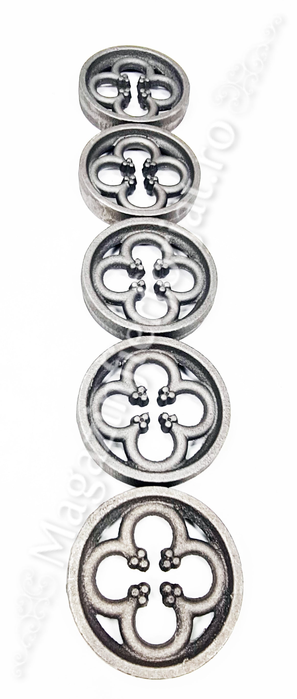 52.419 Cerc GOTHIC turnat din OTEL cu D.110mm si latimea 23mm