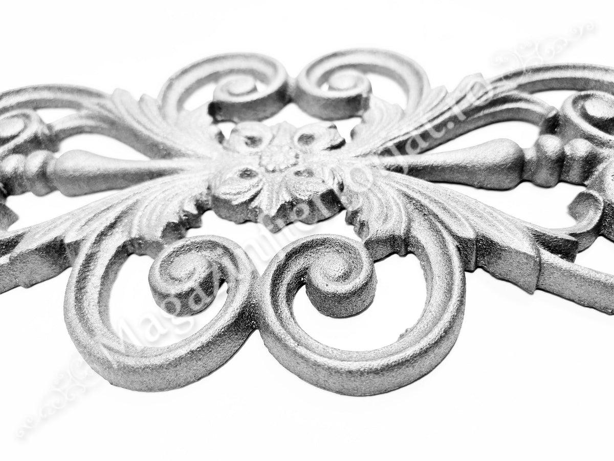 55.054.03 Medalion in stil BAROC 455x190mm turnat din aliaj fier-fonta sudabil