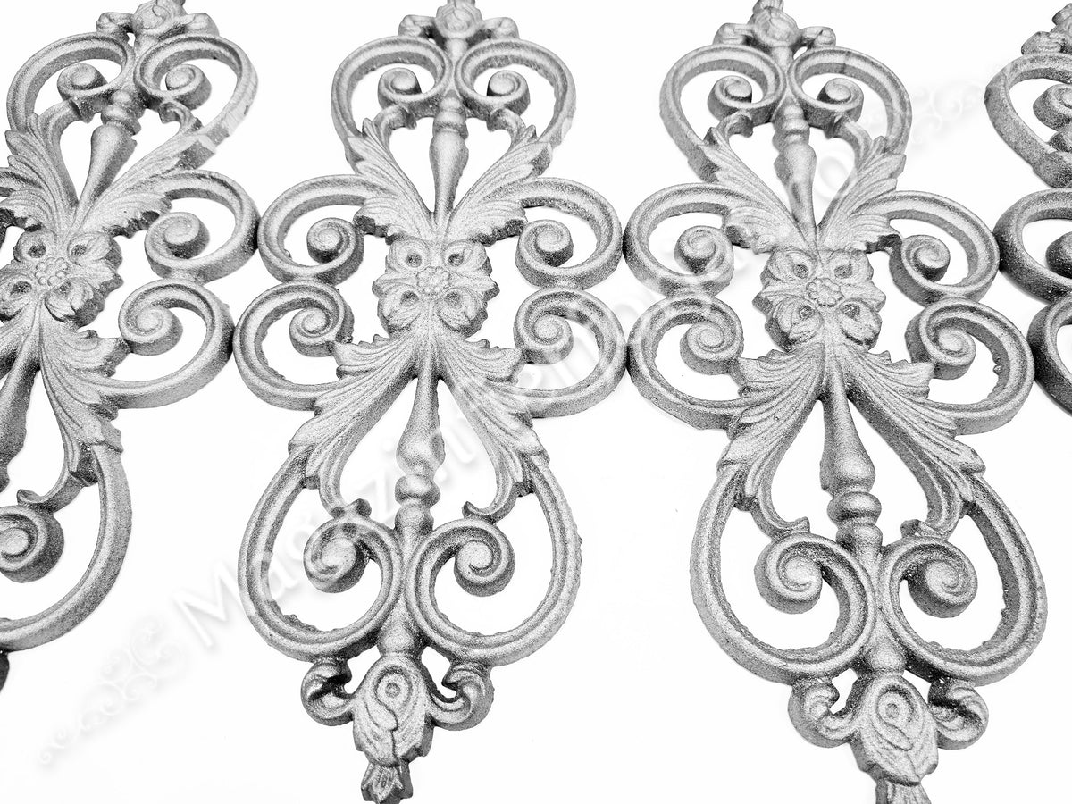 55.054.03 Medalion in stil BAROC 455x190mm turnat din aliaj fier-fonta sudabil