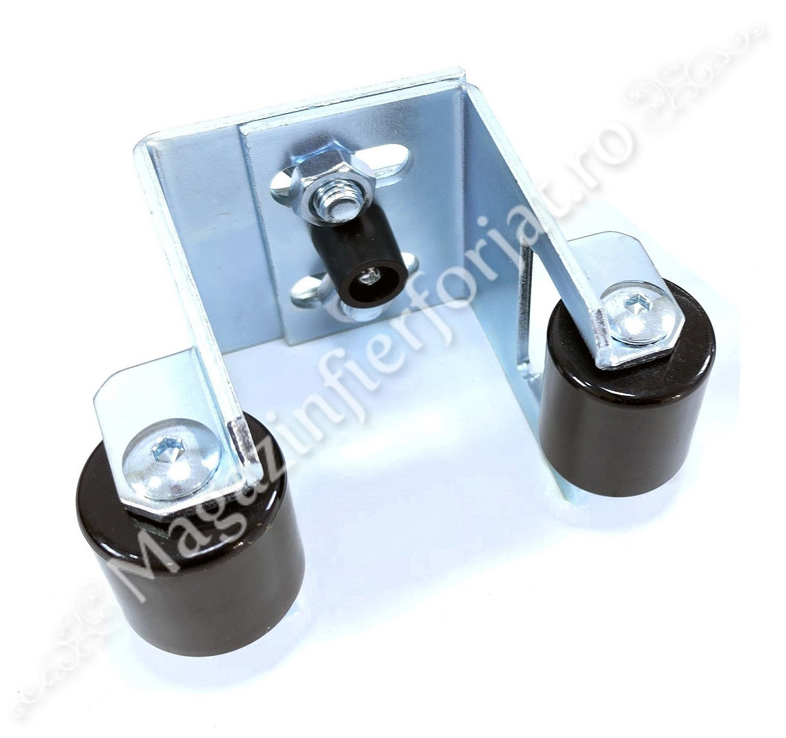 60.025 Ghidaj cu Opritor Superior Poarta Culisanta REGLABIL 40mm - 90mm