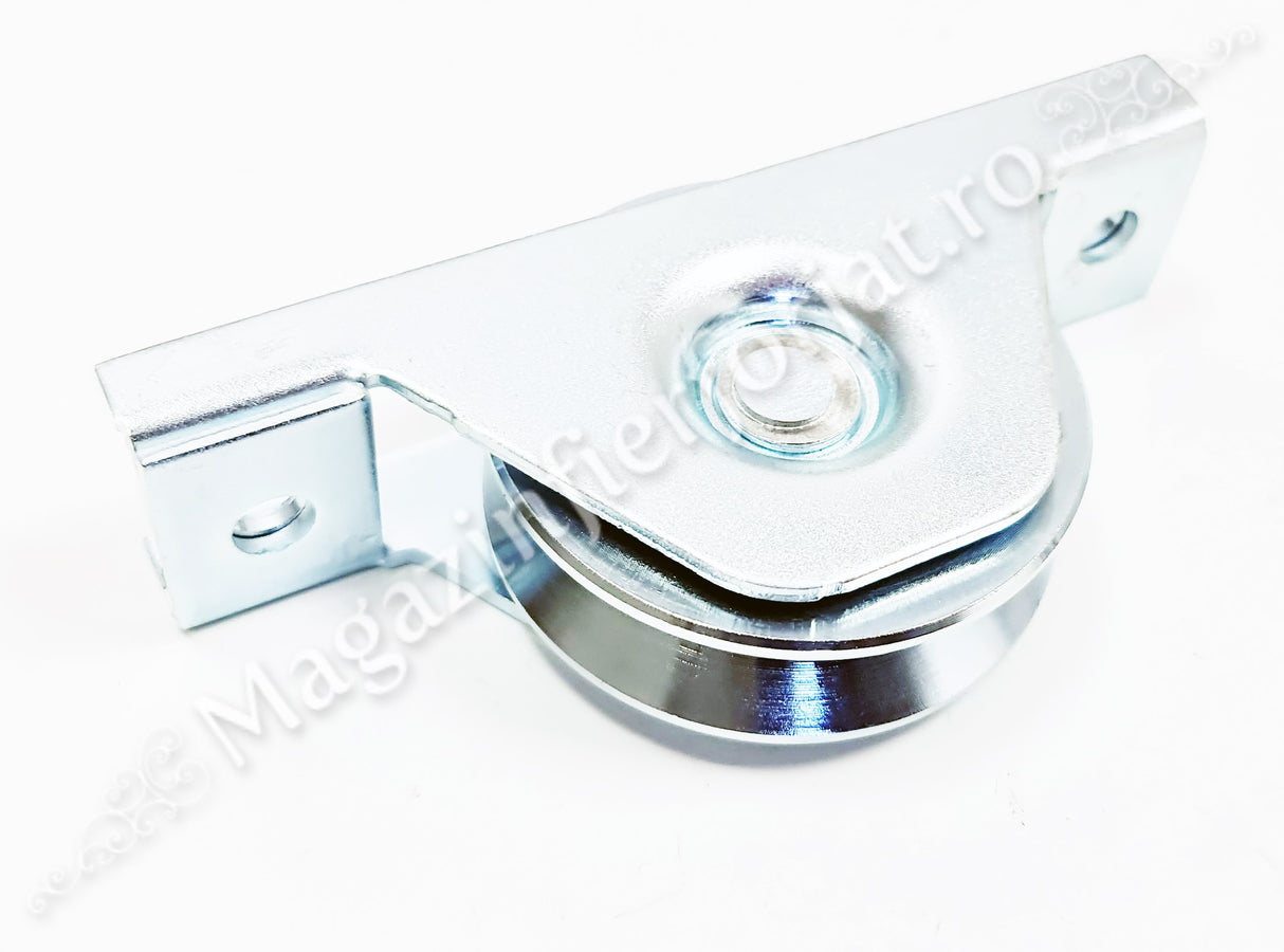 60.106.01 Rola de culisare cu suport interior D.68mm pentru profil "V" 100KG