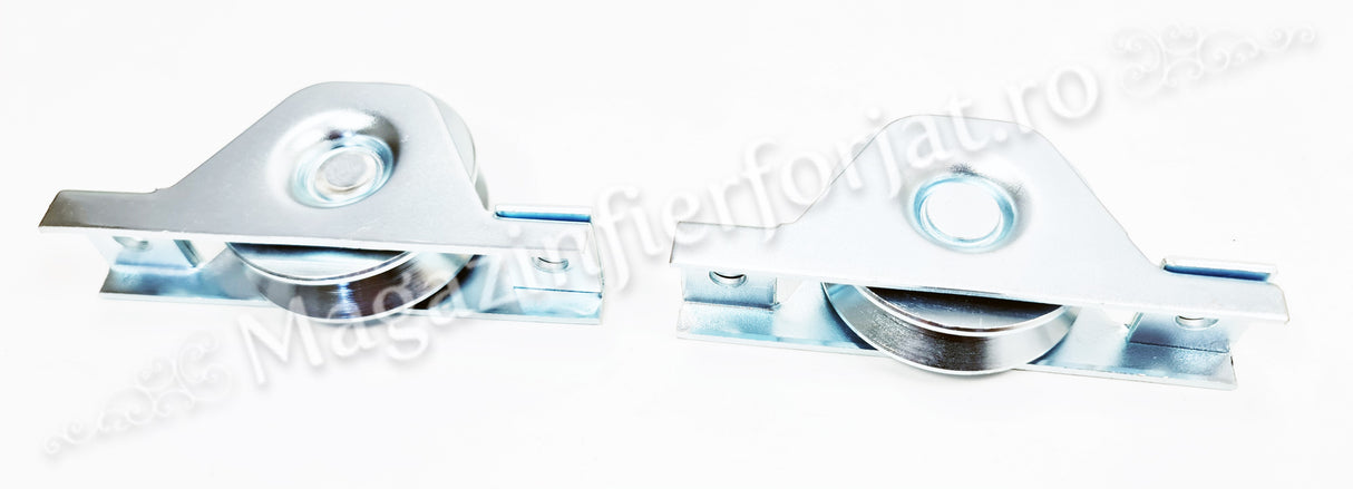 60.106.01 Rola de culisare cu suport interior D.68mm pentru profil "V" 100KG