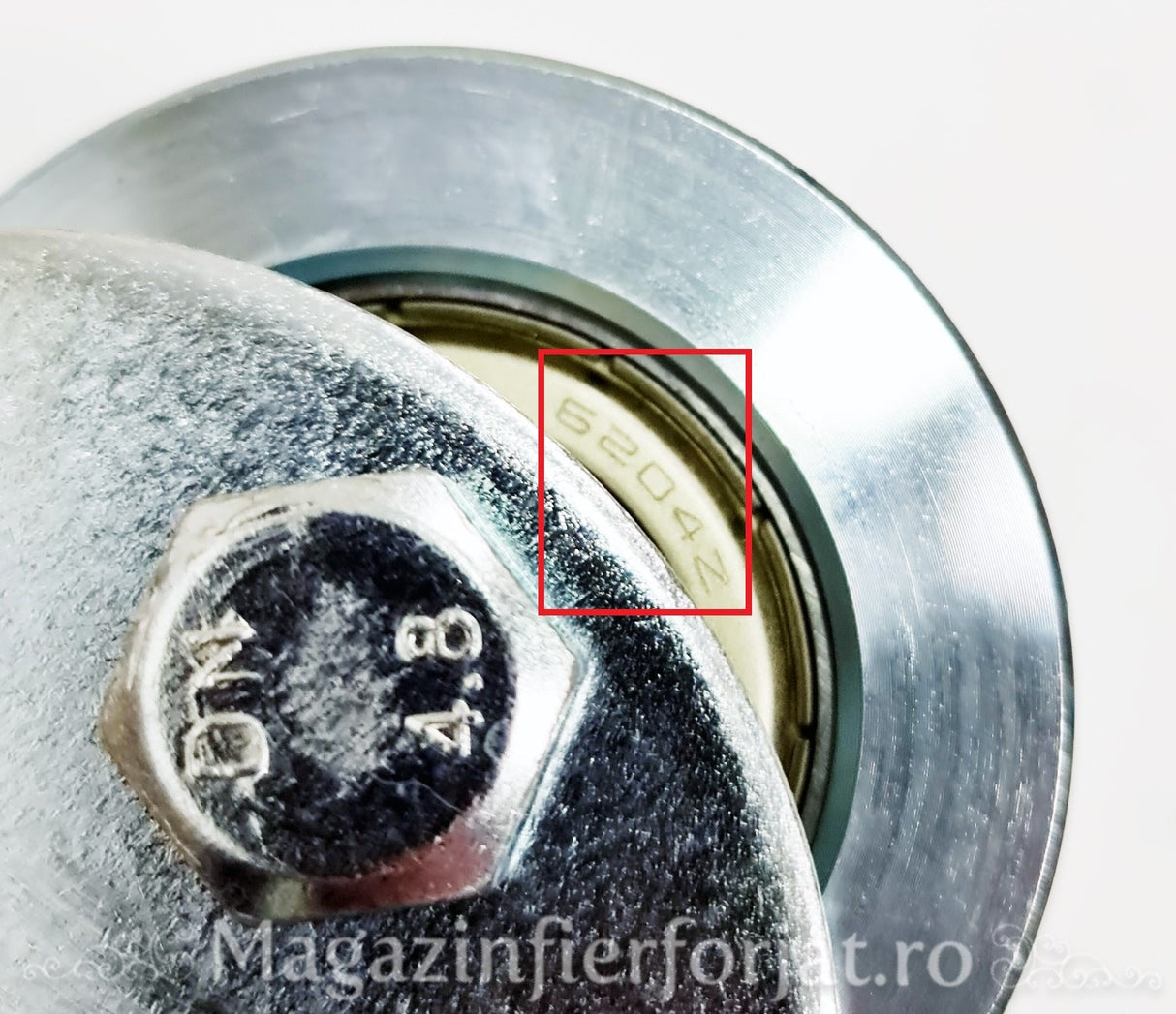 60.106 Rola de culisare cu suport exterior D.68mm pentru profil "V" 100KG