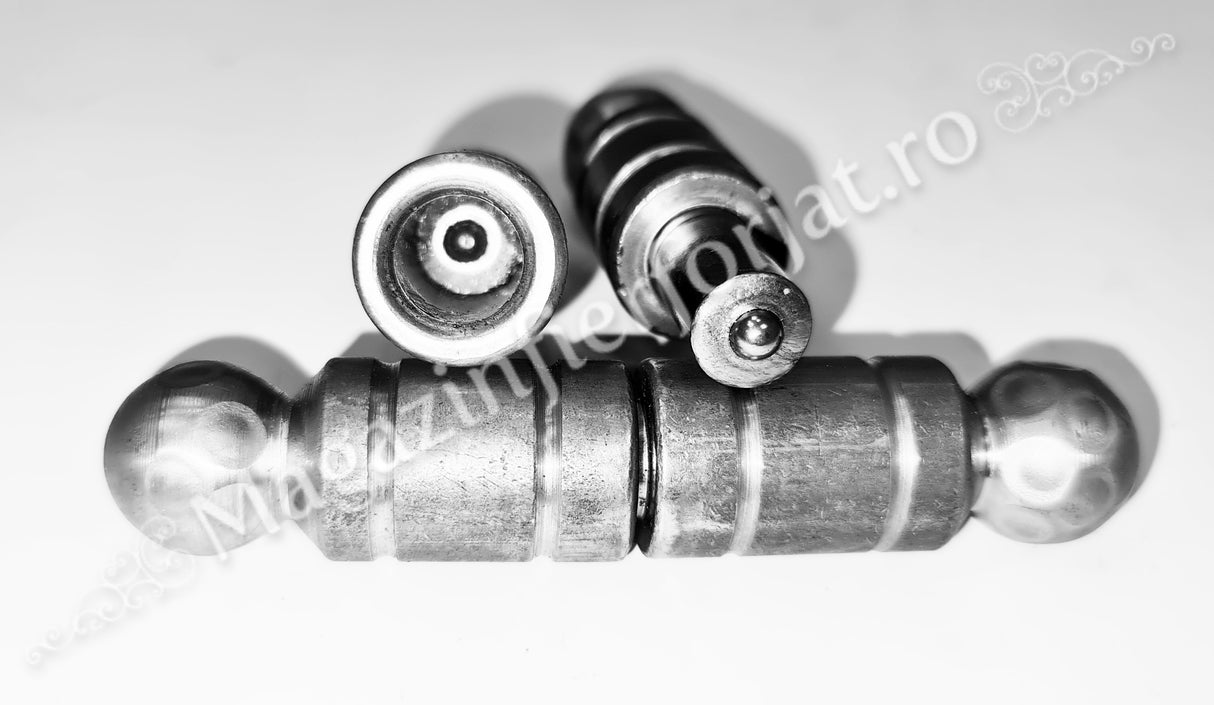 61.104 Balama din fier forjat cu frecare pe bile de rulment in 3 dimensiuni: D.30mm / D.24mm / D.20mm