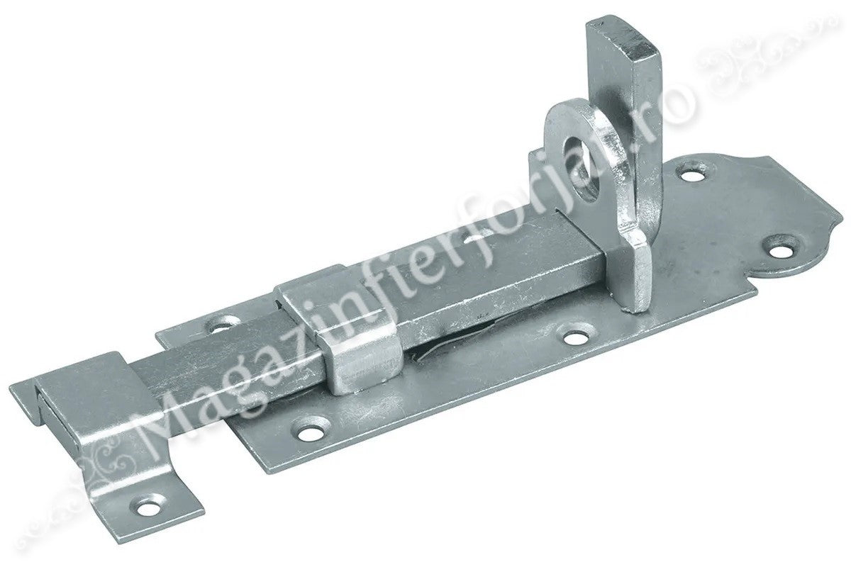 Zavor zincat RUSTIC cu prindere lacat L.100 / L.140mm IBFM Italia