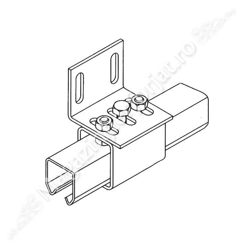 Suport prindere pe perete pentru SINA DE USA / POARTA CULISANTA SUSPENDATA de la IBFM Italia in 3 variante de marime