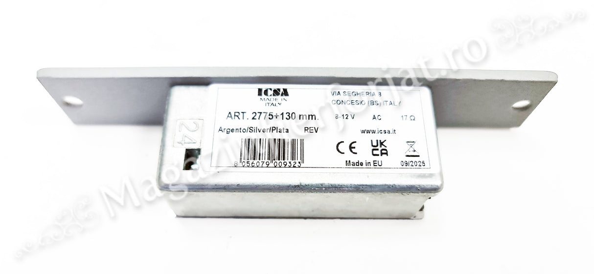 Contraplaca electrica ICSA 2775 electromagnetica H.130mm