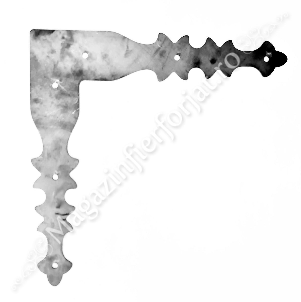 UNV91.5 Coltar ornamental rustic din tabla de 3mm pentru Porti, Usi, Fereste din LEMN in 3 dimensiuni