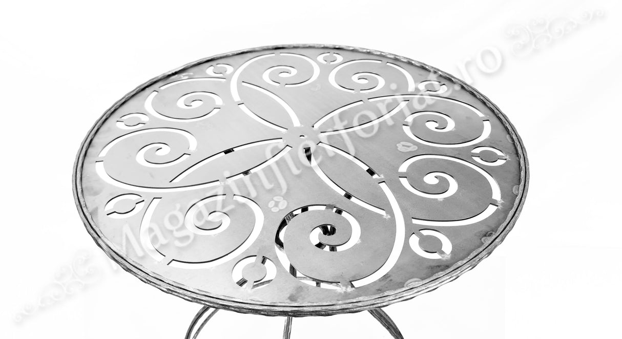 UNV92.2.1 MASA FIER FORJAT H.740mm D.670mm din fier plin 12x12mm NEVOPSITA