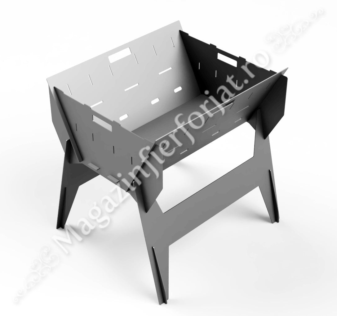 UNV94.16 GRATAR MARE de gradina cu montaj prin imbinare, din tabla de 3mm sau 4mm cu H.985mm, BI-FUNCTIONAL