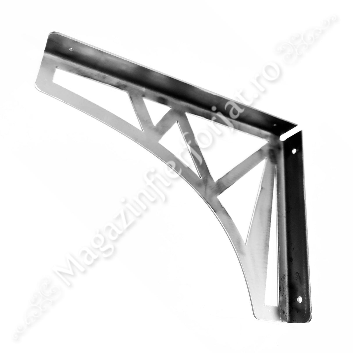 UNV94.25 Suport Raft model TRIUNGHIURI cu polita de 400mm din tabla de 3mm NEVOPSIT