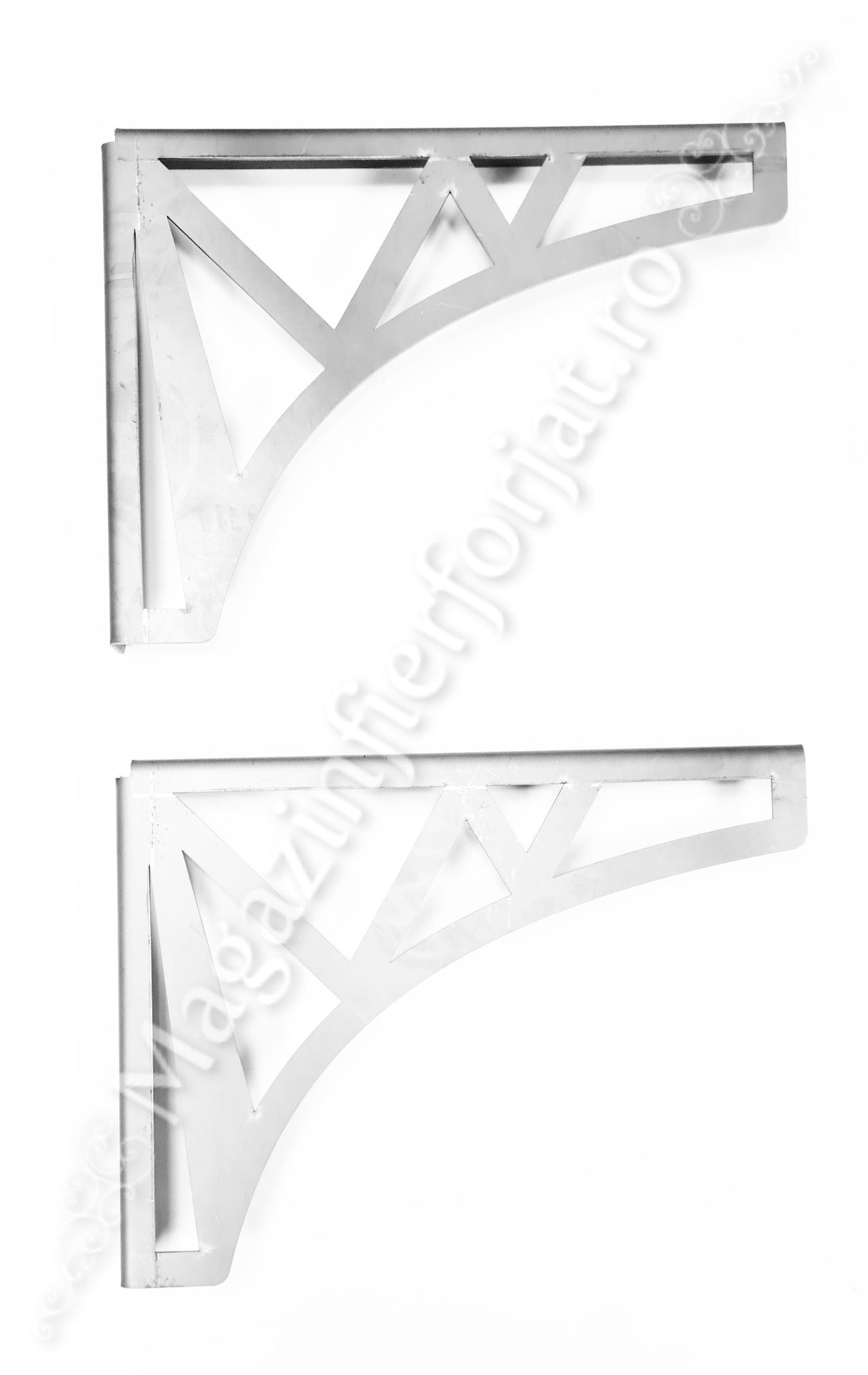 UNV94.25 Suport Raft model TRIUNGHIURI cu polita de 400mm din tabla de 3mm NEVOPSIT