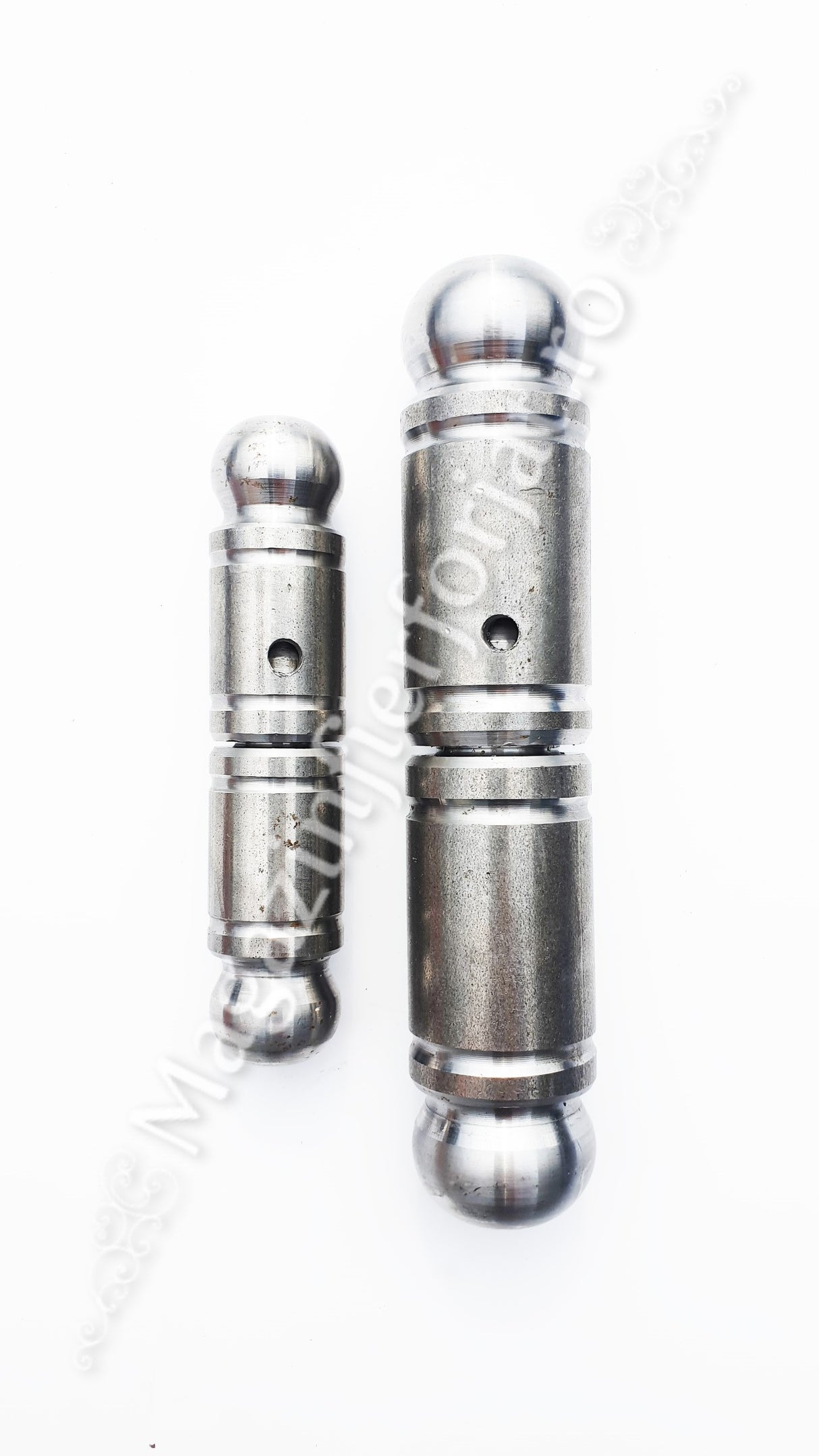 Balama fier forjat cu frecare pe BILA DE RULMENT D.30mm H.150mm prevazute cu gaura de gresare