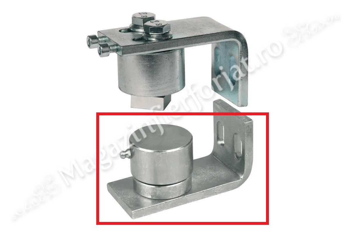 Pivot inferior APLICABIL REGLABIL D.50mm cu rulment si gresor, IBFM Italia