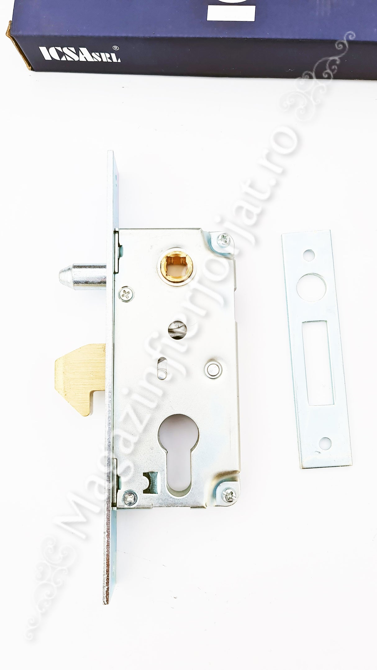 Broasca ICSA cu butuc si antiridicare pentru poarta culisanta, de incastrat in profil de min. 60mm