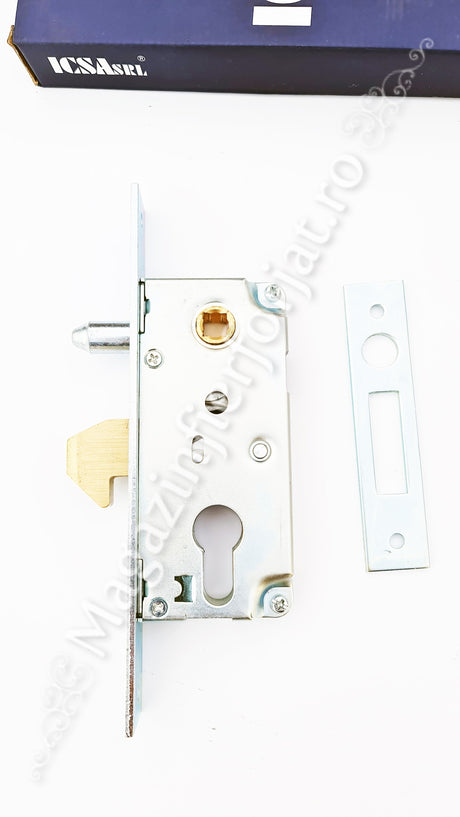 Broasca ICSA cu butuc si antiridicare pentru poarta culisanta, de incastrat in profil de min. 60mm