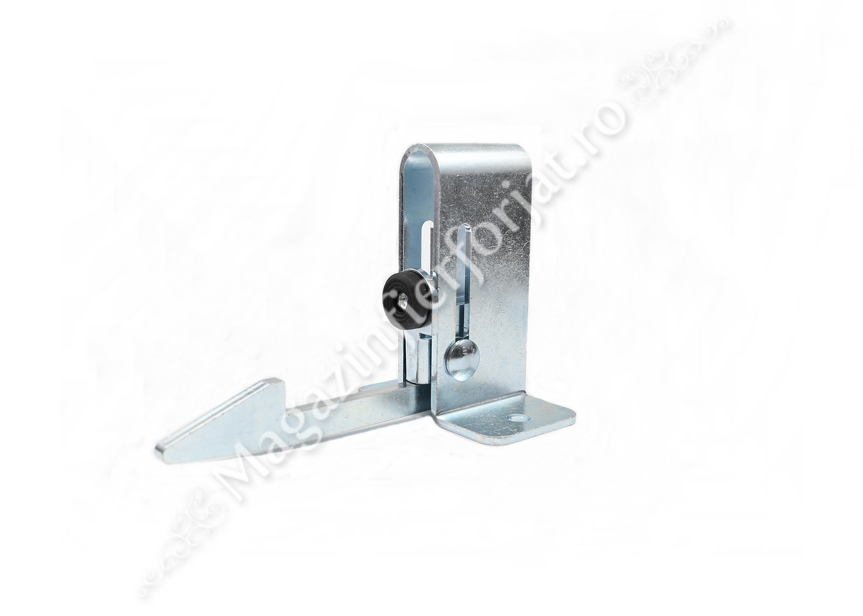 Opritor de poarta batanta ANTI-VANT reglabil pe inaltime, cu tampon de cauciuc si pentru o grosime a portii de maxim 60mm