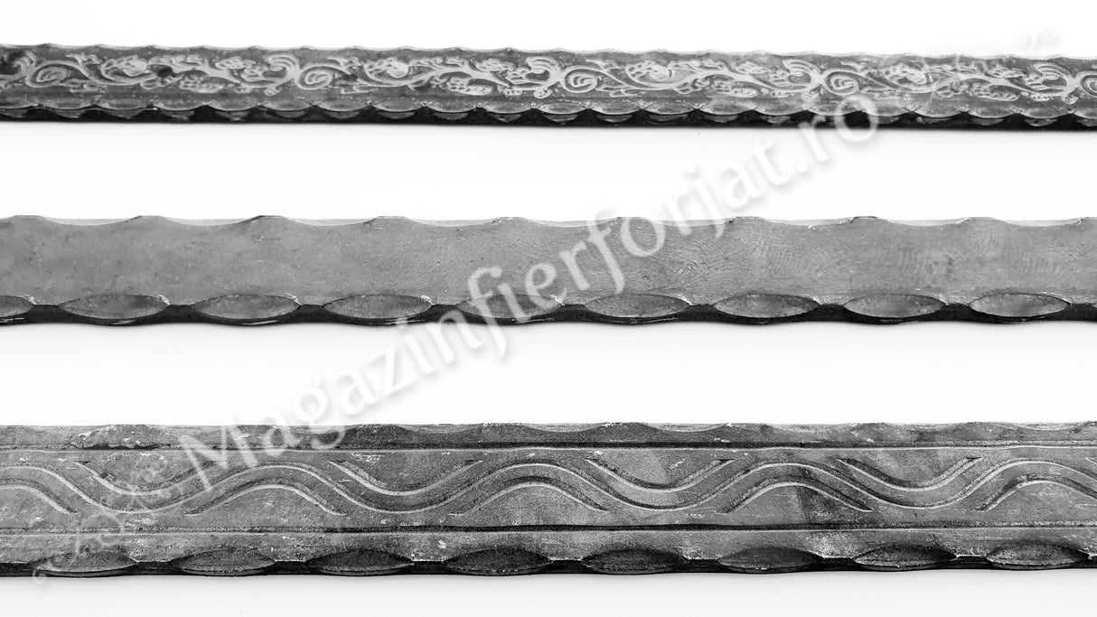 UNV10.408.2 Platband amprentat model "S" 40x8mm pentru mana curenta