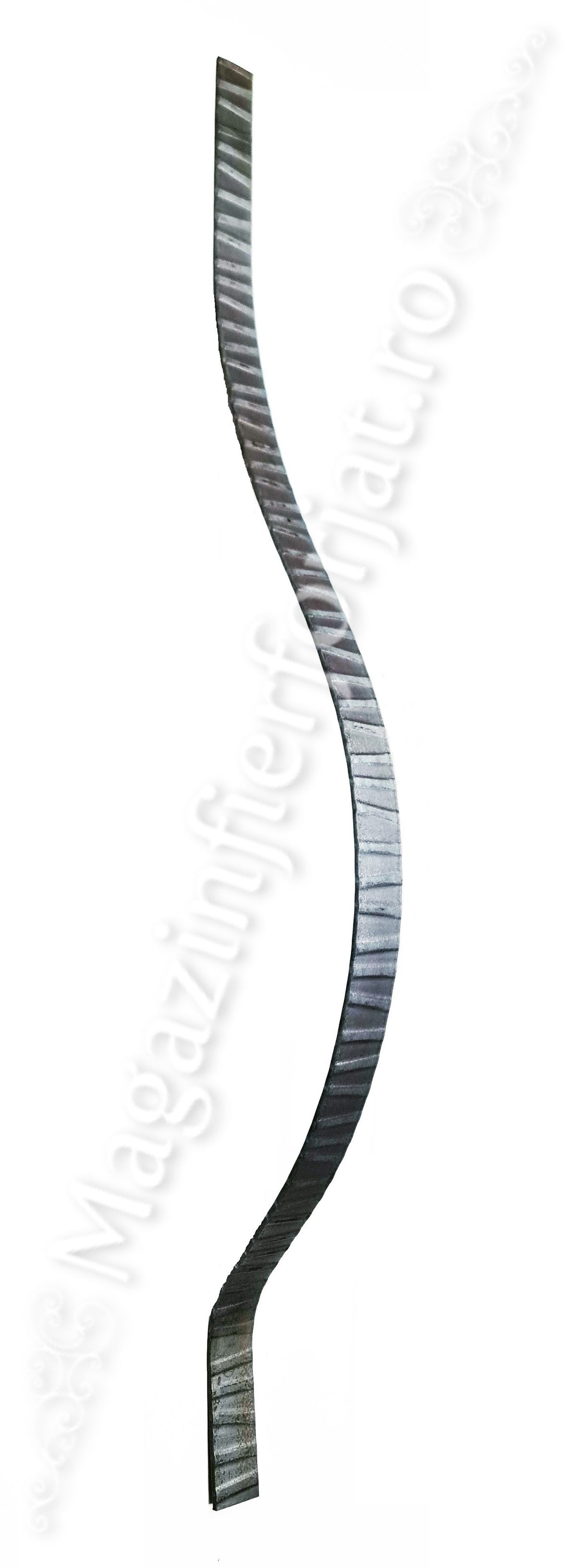 UNV60.3.1 Balustru balcon simplu H.950mm din 30x5mm amprentat TRANSVERSAL