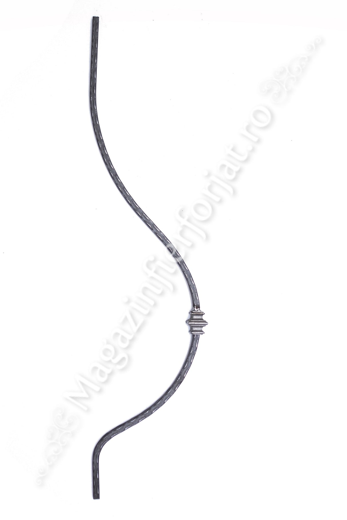 UNV60.5 Balustru balcon simplu si cu pafta H.900mm din 12x12mm amprentat