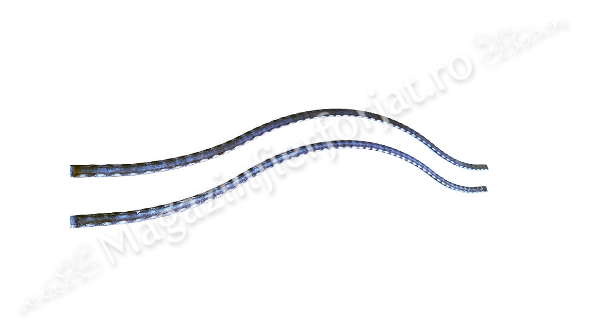 UNV90.305.3 Pereche de Arcade pentru PLASA DE GARD din 30x5mm amprentat 1950x250mm