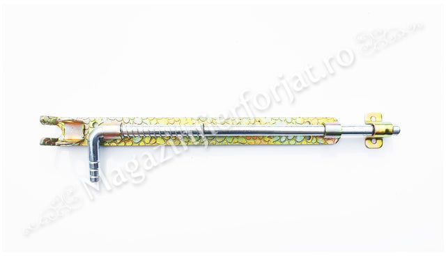 Zavor cu ARC din fier forjat Zincat cu L.300mm D.12mm si pregatire pentru lacat