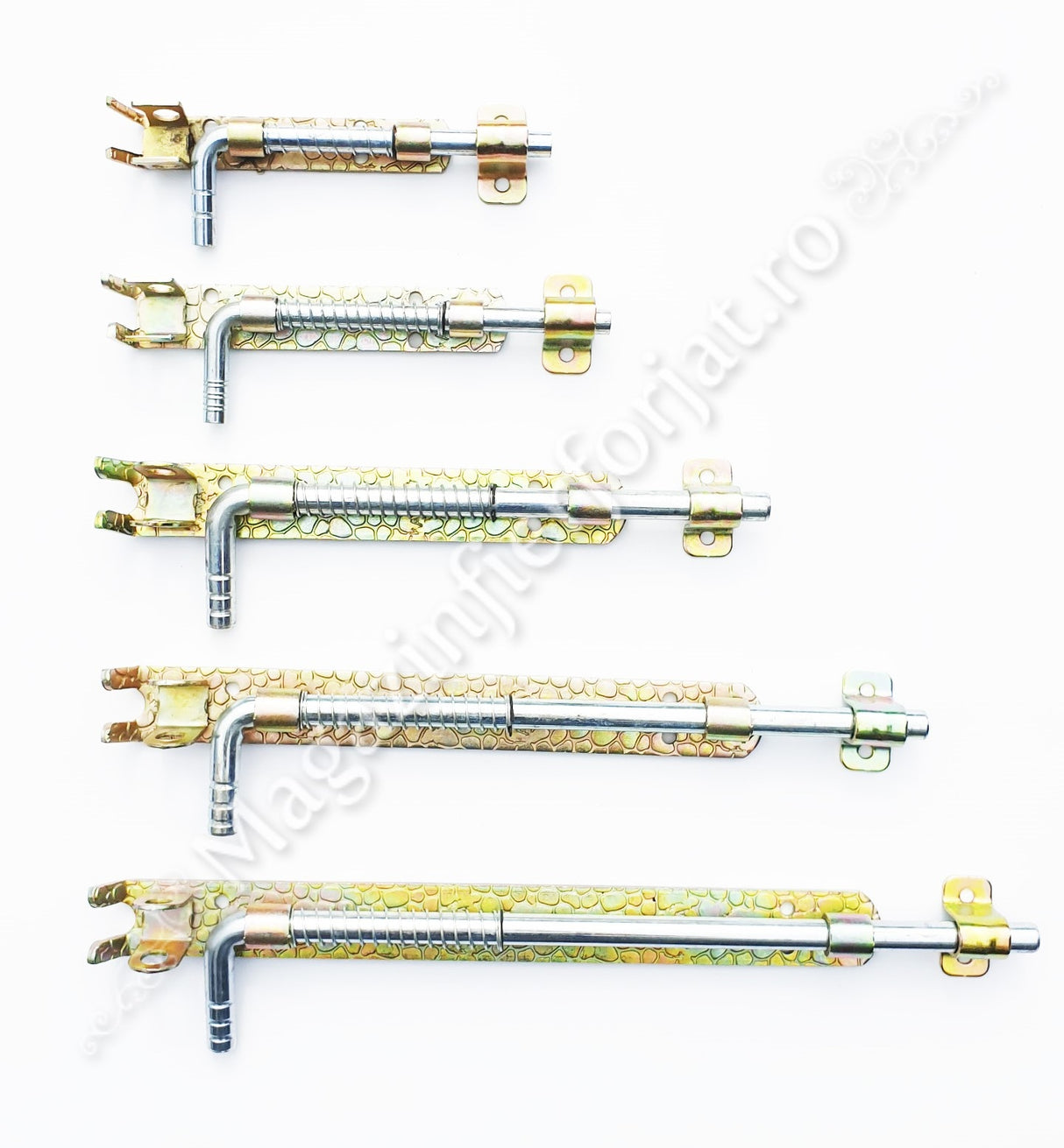 Zavor cu ARC din fier forjat Zincat cu L.100mm D.10mm si pregatire pentru lacat