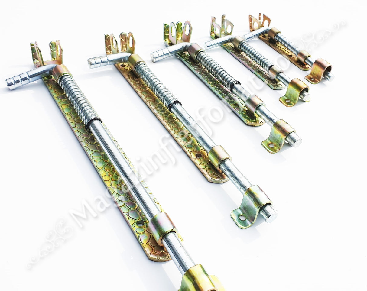 Zavor cu ARC din fier forjat Zincat cu L.300mm D.12mm si pregatire pentru lacat