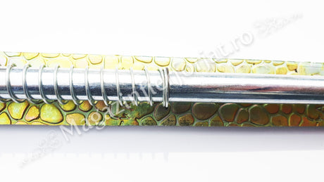 Zavor cu ARC din fier forjat Zincat cu L.250mm D.12mm si pregatire pentru lacat