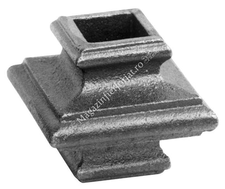 746/2 Pafta turnata din aliaj fier-fonta cu interiorul pentru patrat de 20x20mm cu H.50mm x L.55mm