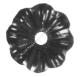 116/A/4 Floare amprentata D.65mm din tabla cu grosimea 3mm