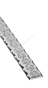 114/5 Platband de mana curenta 40x8mm 3ML amprentat cu model FLORAL