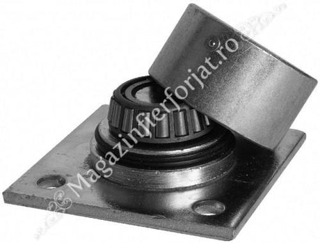 Pivot inferior sudabil cu placa si rulment D.50mm H.43mm cu gresor capacitate 350Kg