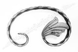 10.240.01 Ornament C 150x100mm cu o frunza din platband 12x6mm amprentat